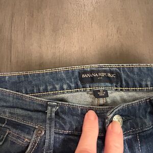Banana Republic Dark Blue Cropped Jeans